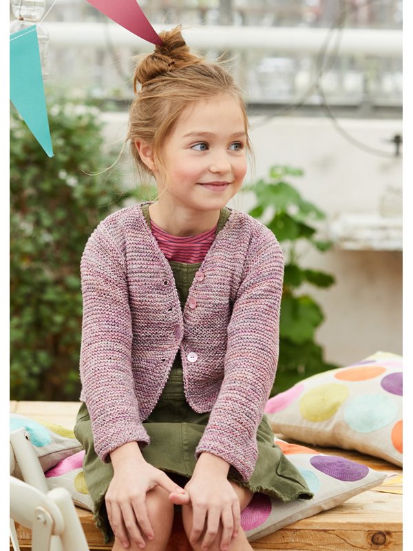 KINDERJACKE Landlust Sommerseide von Lana Grossa
