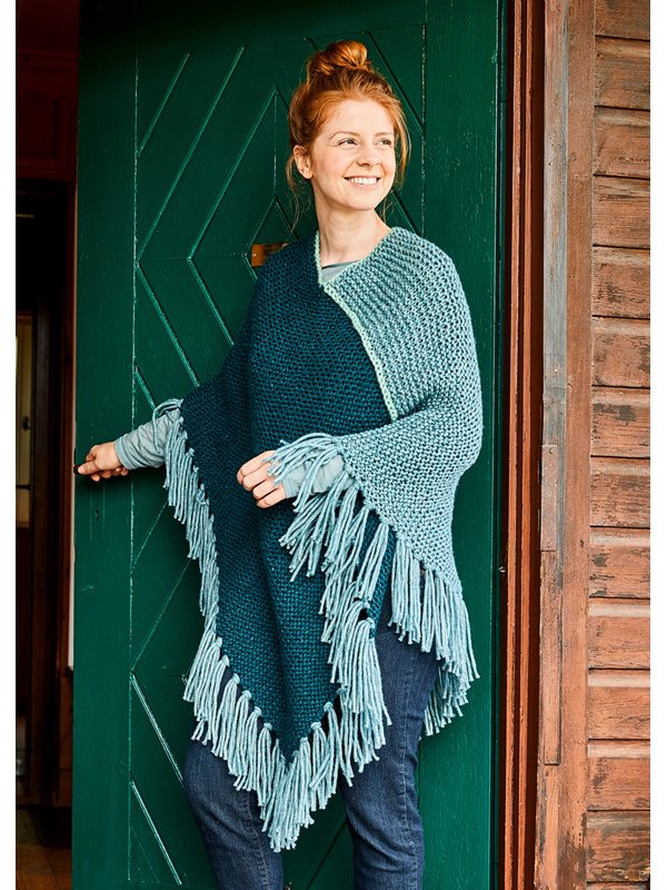 PONCHO Landlust Winterwolle von Lana Grossa