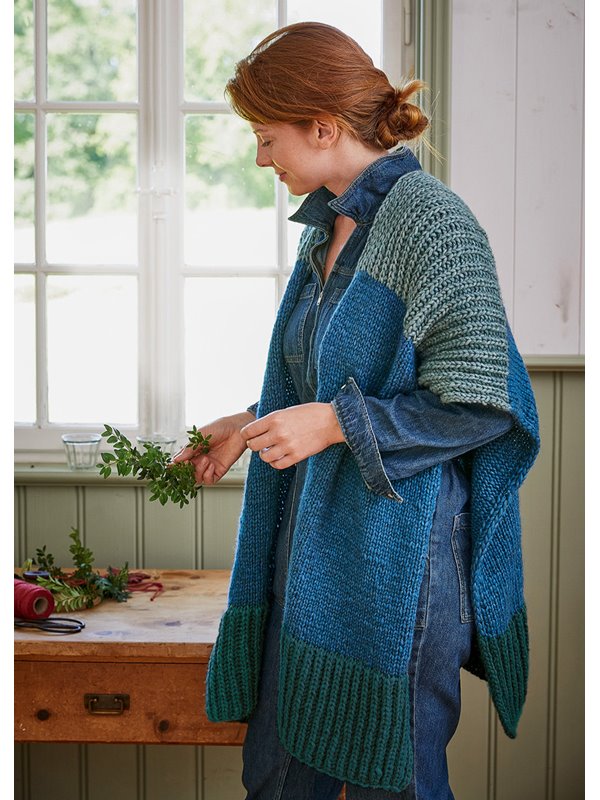 PONCHO Landlust Winterwolle von Lana Grossa