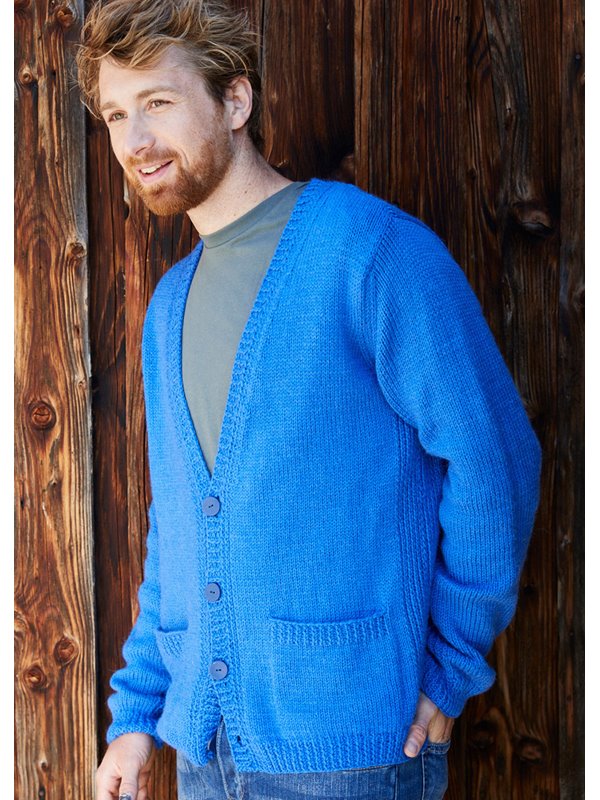 Lana Grossa HERRENJACKE Landlust Alpaka Merino 100