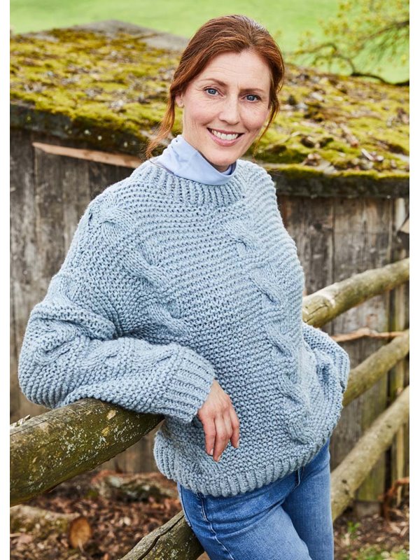 LOCKERER PULLOVER Landlust Winterwolle von Lana Grossa