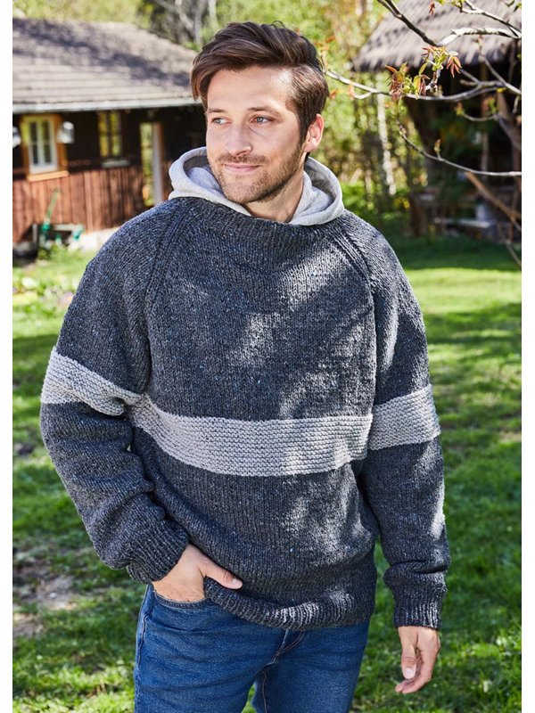 HERRENPULLOVER Landlust Soft Tweed 90 von Lana Grossa
