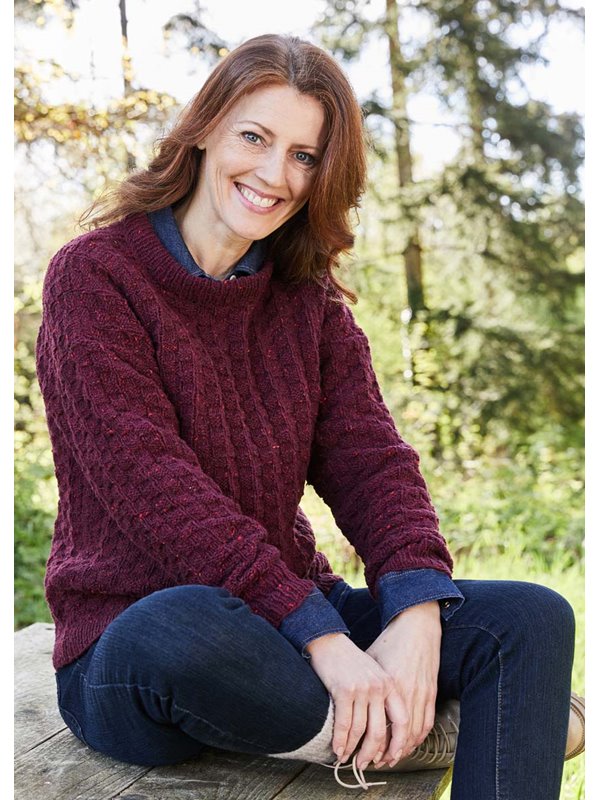 Lana Grossa DAMENPULLOVER Landlust Soft Tweed 180