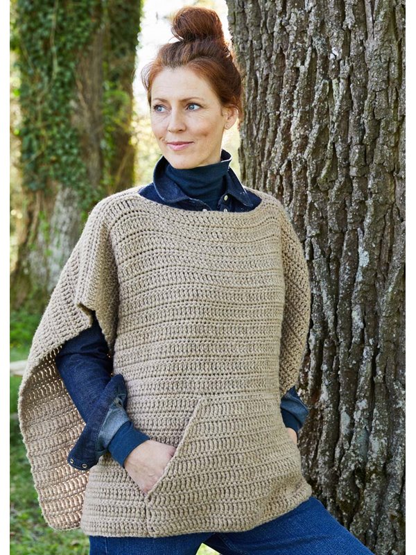 HÄKELPONCHO Landlust Wintewolle von Lana Grossa