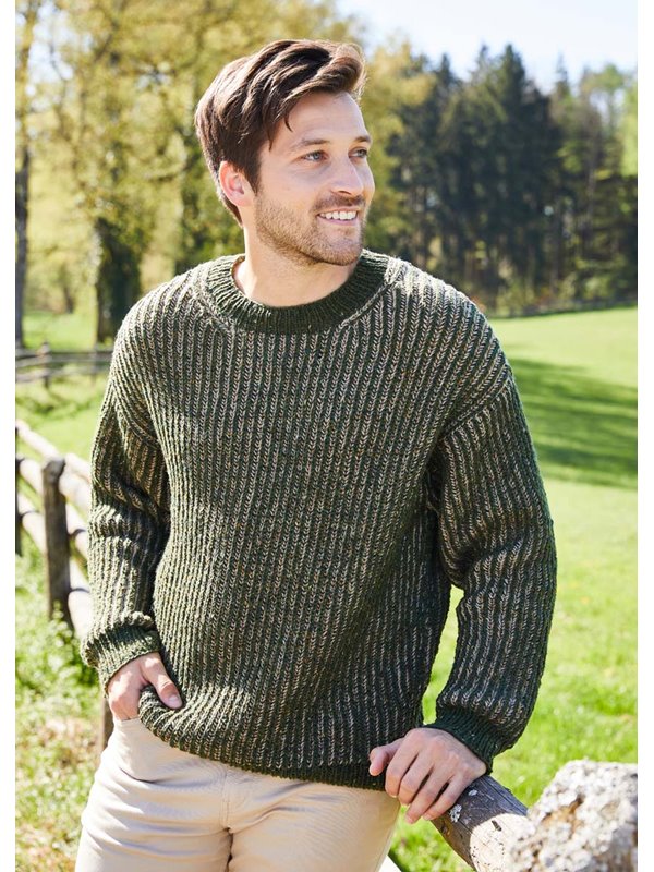 HERRENPULLOVER Landlust-Soft-Tweed 180 von Lana Grossa