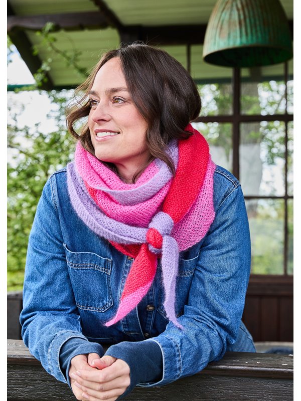 ASYMMETRISCHES DREIECKSTUCH Landlust Kidmohair von Lana Grossa