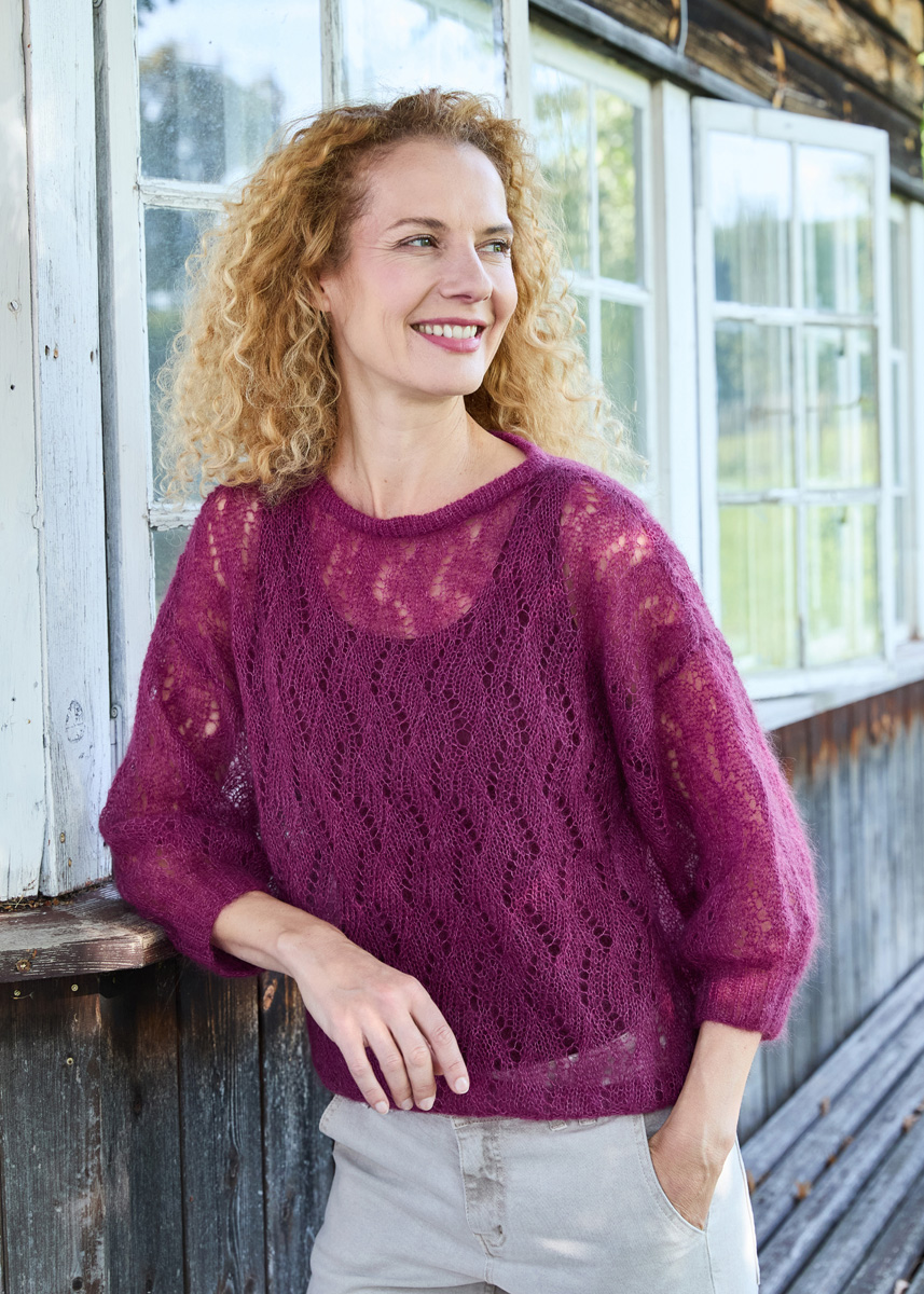 AJOURPULLOVER Landlust Kidmohair von Lana Grossa