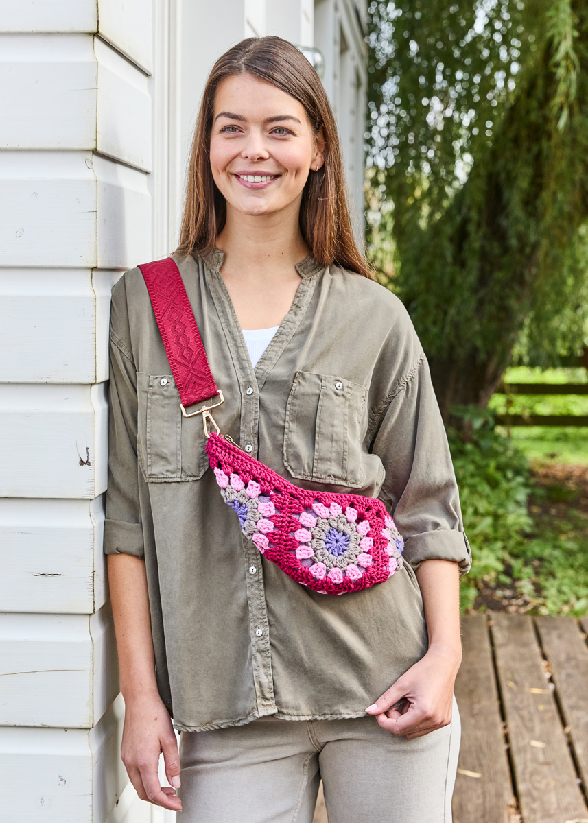 HÄKELTASCHE Landlust Baumwolle von Lana Grossa