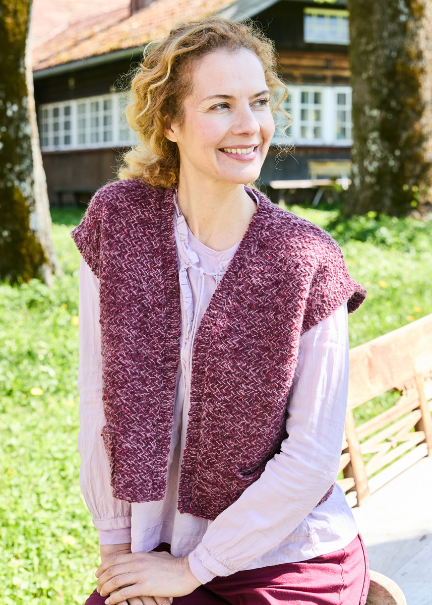 DAMENWESTE Landlust Soft Tweed 180 & Landlust Kidmohair von Lana Grossa