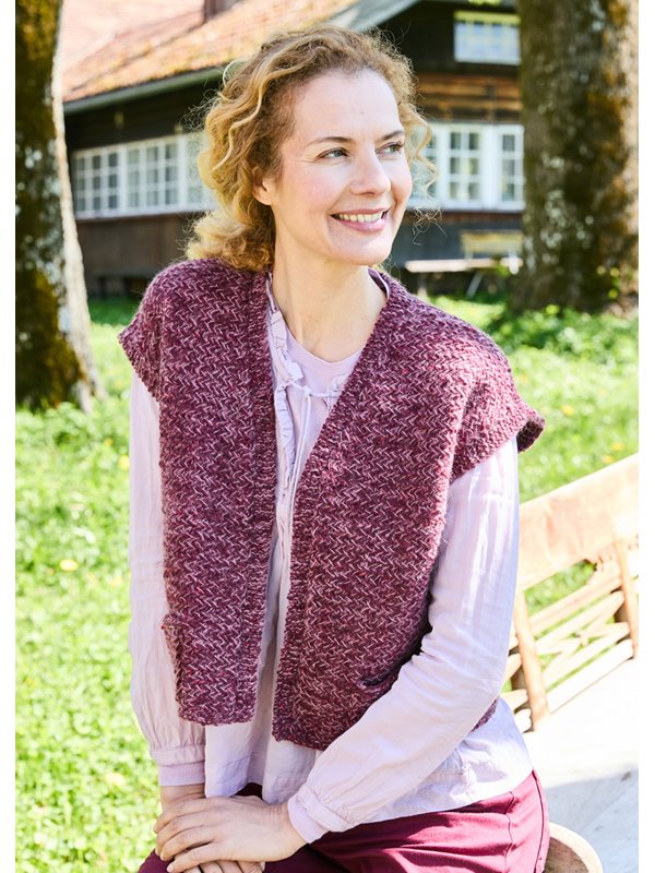 Lana Grossa DAMENWESTE Landlust Soft Tweed 180 & Landlust Kidmohair