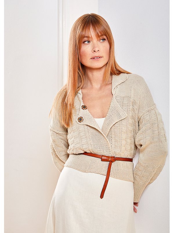 JACKE Landlust Baumwolle von Lana Grossa