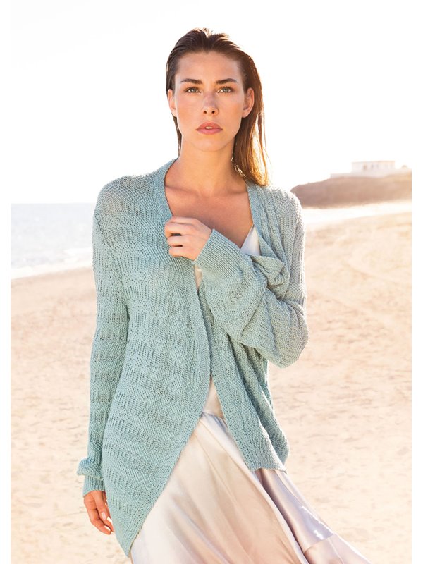CARDIGAN Solo Lino von Lana Grossa