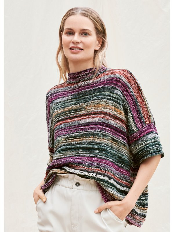 TOP IM MUSTERMIX Romanza Cotone von Lana Grossa