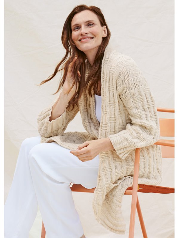 CARDIGAN IM STRUKTURMUSTER Fourseason von Lana Grossa