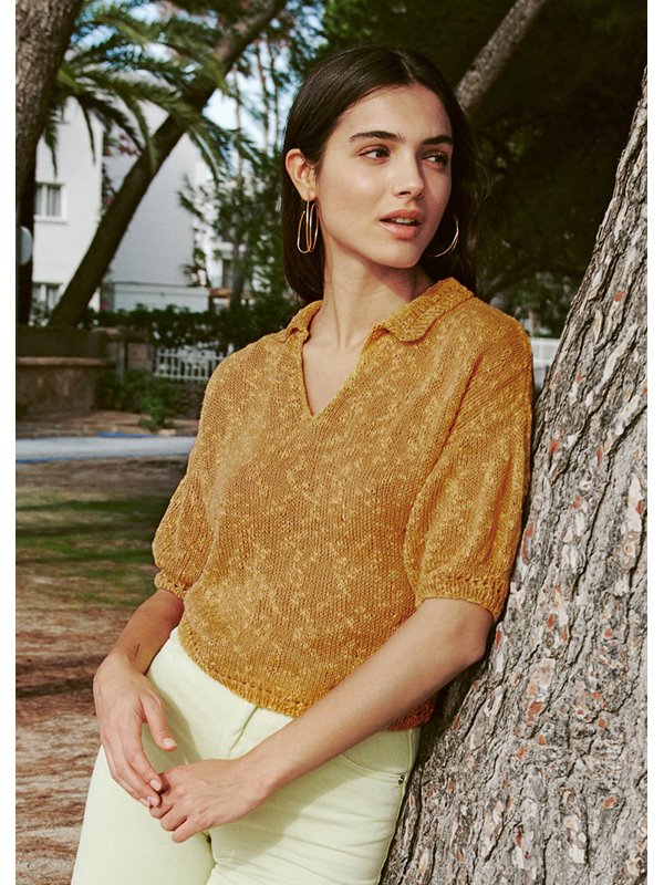 POLO-SHIRT Terra von Lana Grossa