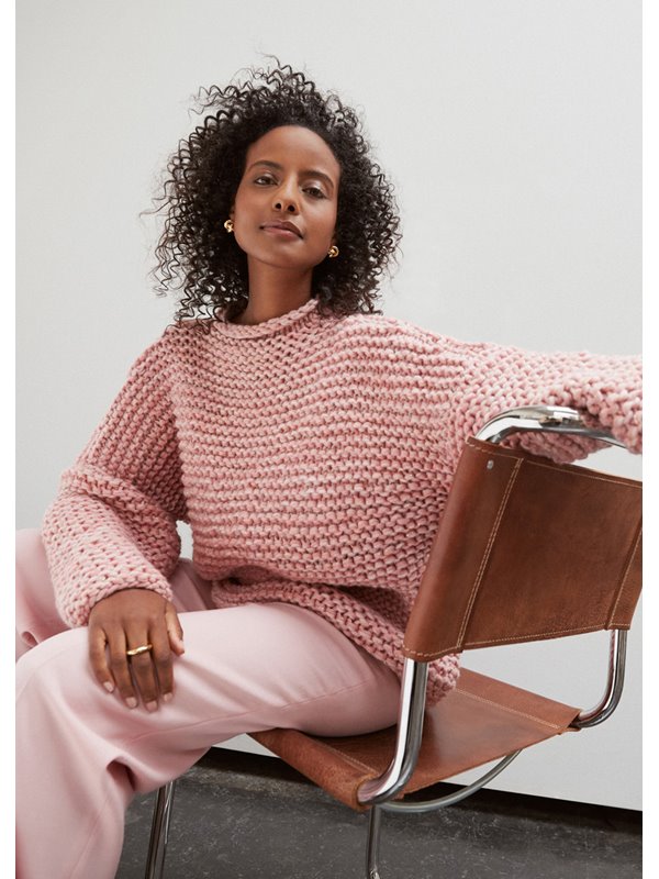 PULLOVER Lala Berlin Lovely Cotton & Brillino von Lana Grossa