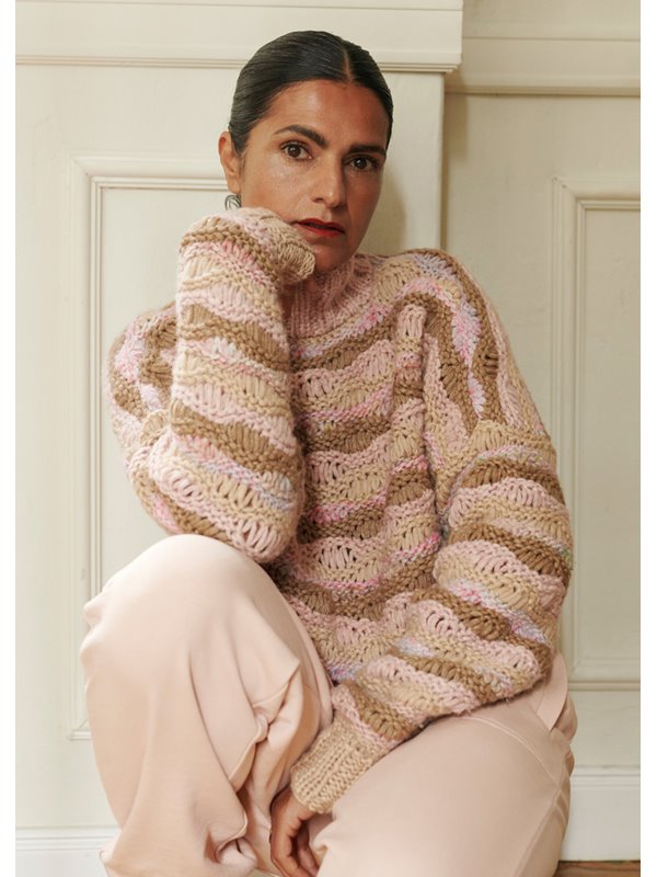 Lana Grossa PULLOVER Lala Berlin Lovely Cotton & Lala Berlin Stripy