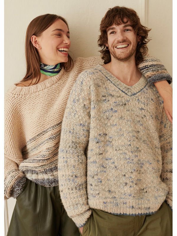 Lana Grossa PULLOVER Lala Berlin Lovely Cotton Inserto & Lala Berlin Lovely Cotton