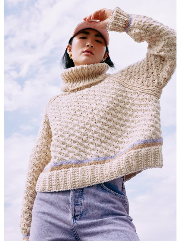 PULLOVER Lovely Cotton (lala Berlin) & Brillino von Lana Grossa