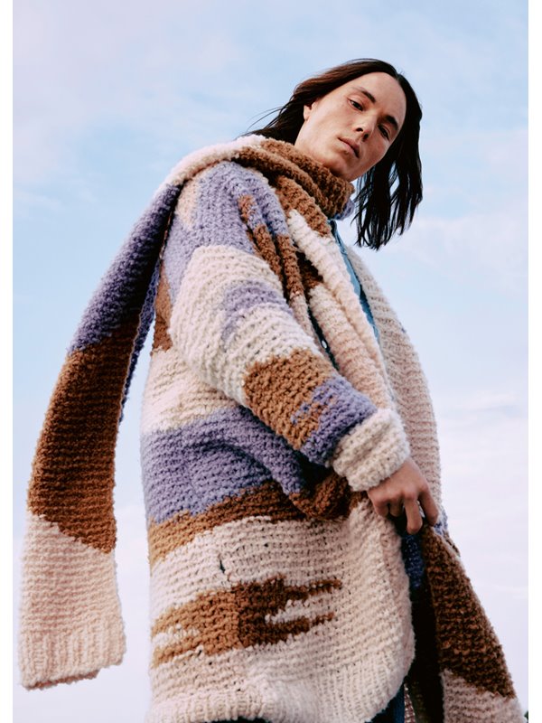 Lana Grossa MANTEL Cloudy (lala Berlin)