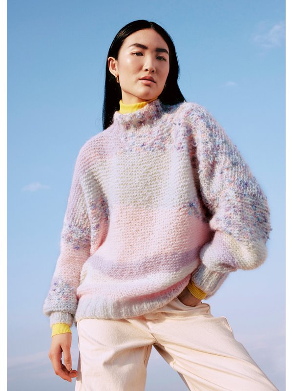 PULLOVER Brushy & Brushy Print (lala Berlin) von Lana Grossa