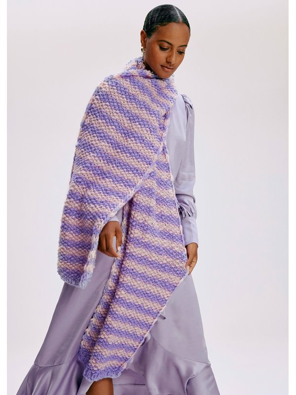 Lana Grossa PERLMUSTER-SCHAL Lala Berlin Flamy