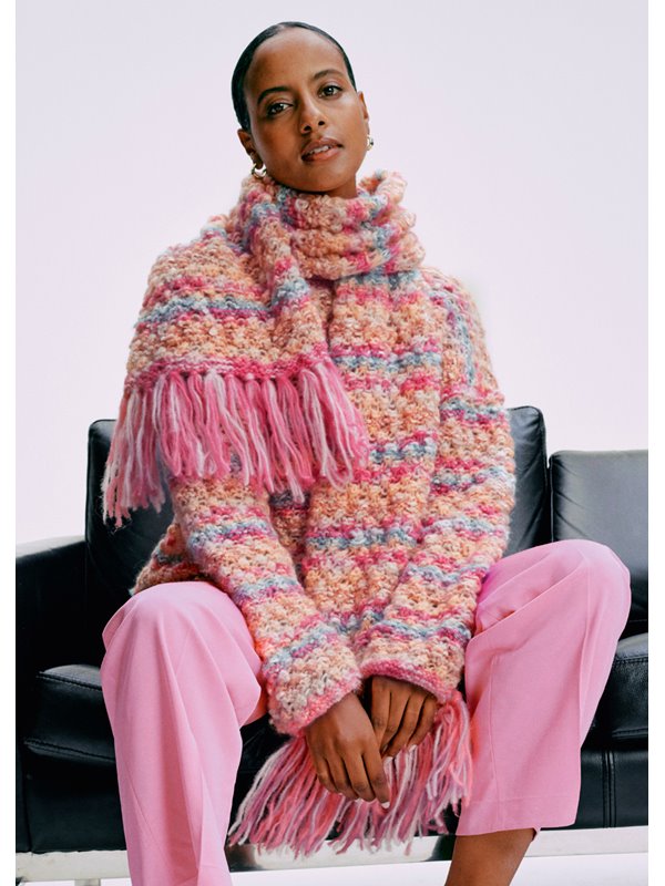 PULLOVER IM NOPPENMUSTER Lala Berlin Smoothy & Lala Berlin Buffy von Lana Grossa