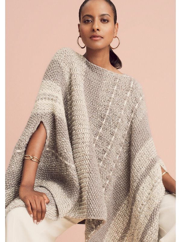 PONCHO Alta Moda Cashmere 16/Cool Air/Fluffy von Lana Grossa