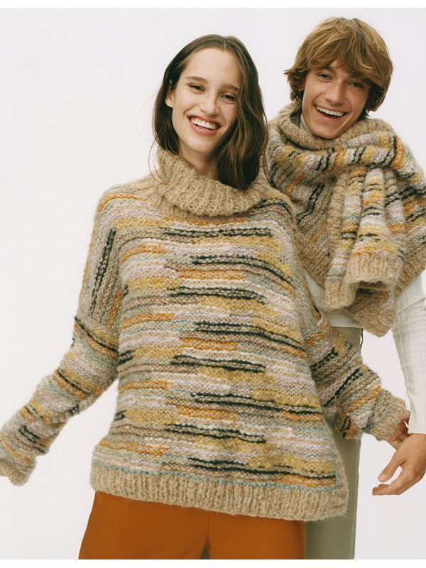 PULLOVER Lala Berlin Furry/Fluffy/Shiny/Lovely Cotton von Lana Grossa