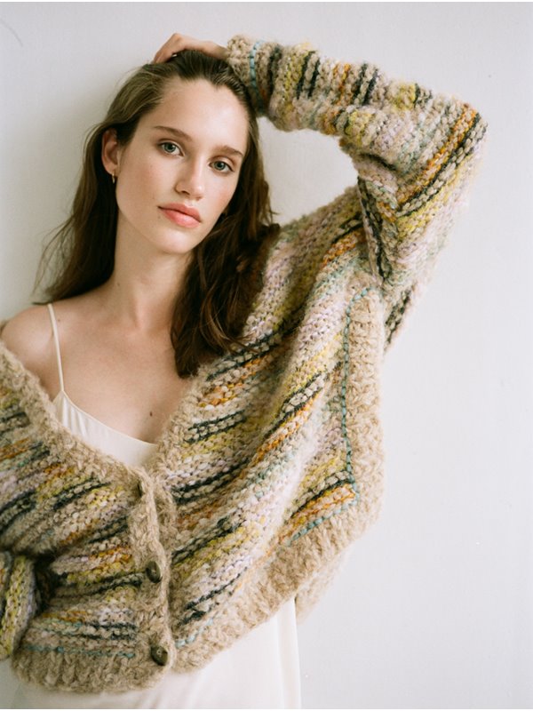 Lana Grossa JACKE Lala Berlin Furry/Fluffy/Shiny/Lovely Cotton