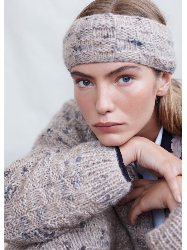 STIRNBAND Lala Berlin Lovely Cotton Inserto von Lana Grossa