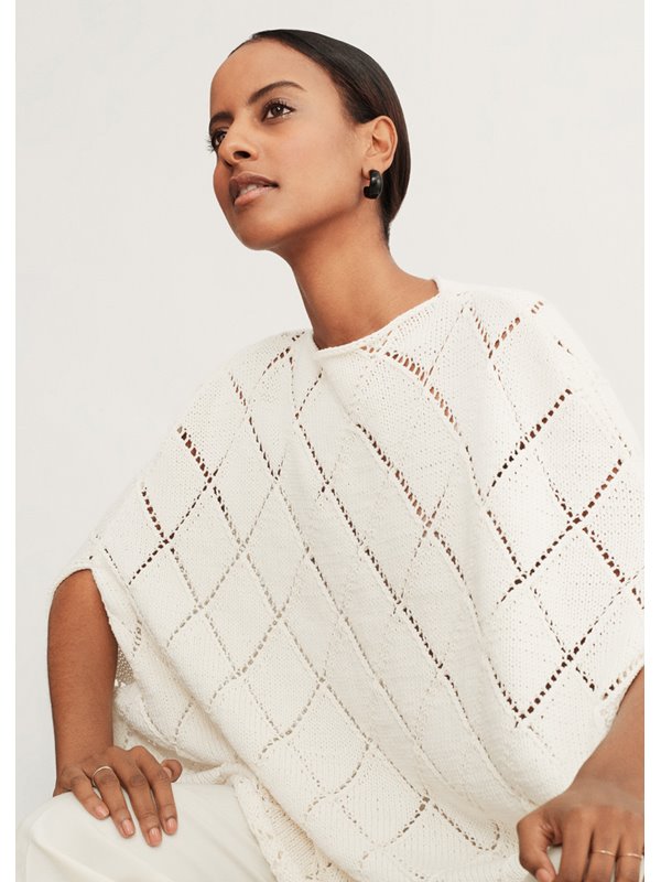 PONCHO Pima von Lana Grossa