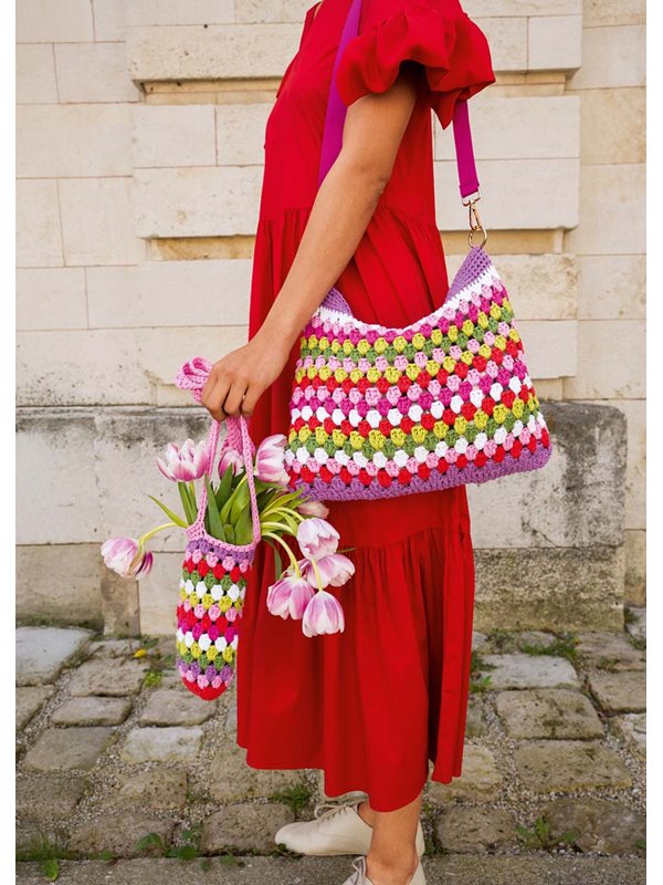 SCHULTERTASCHE Natural Cotton von Lana Grossa