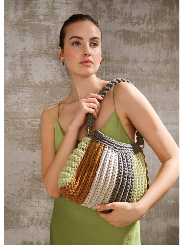 Lana Grossa BLOCKSTREIFENTASCHE The Tube