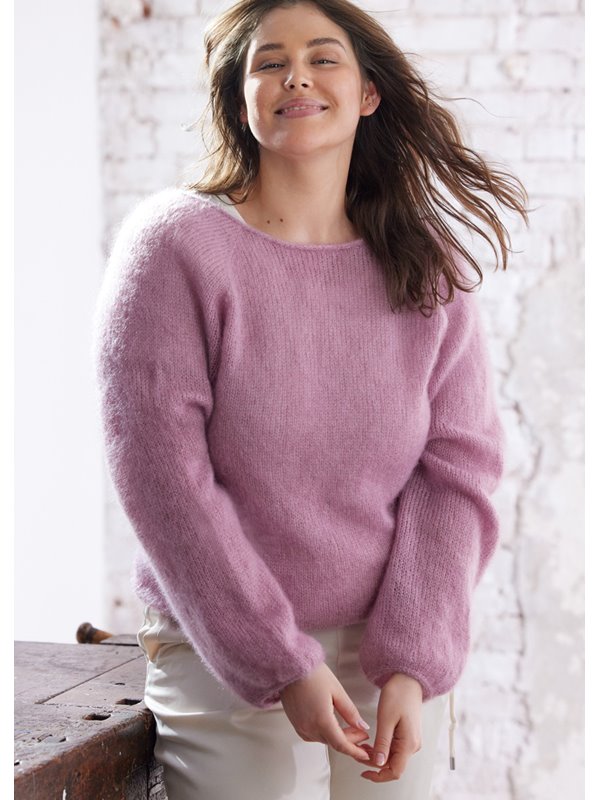 SWEATER CAMILLE Size Plus - Silkhair von Lana Grossa