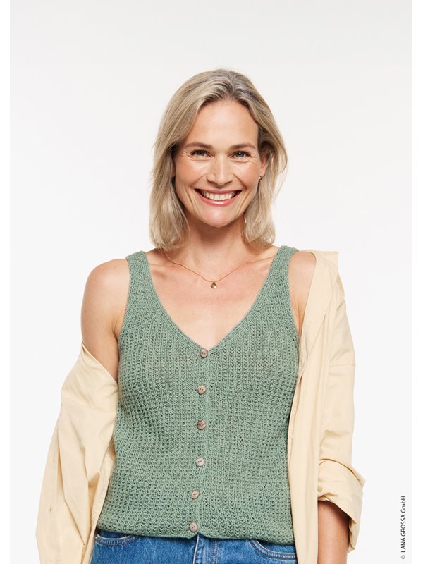 MARIANNA TOP/WESTE Sottile von Lana Grossa