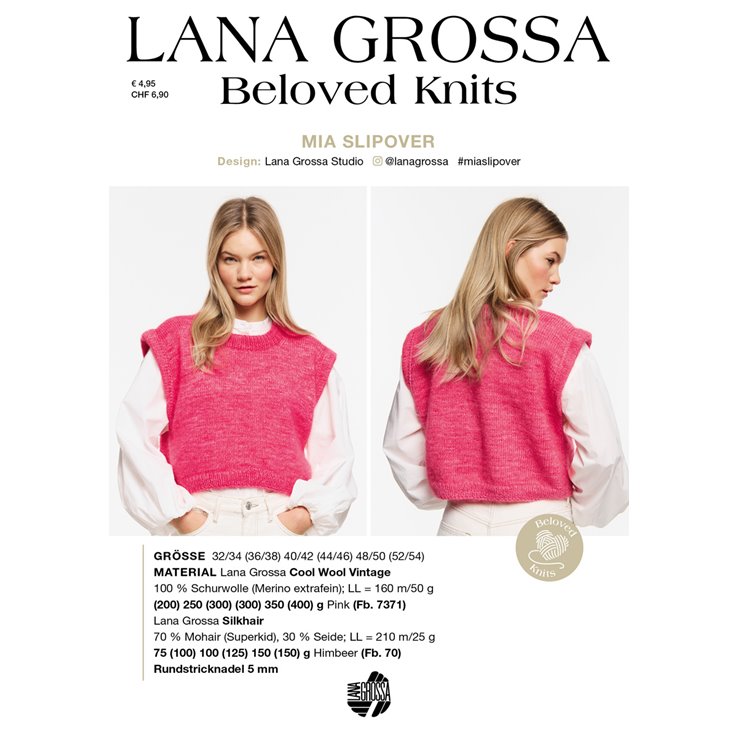 MIA SLIPOVER - Beloved Knits No. 3 von Lana Grossa