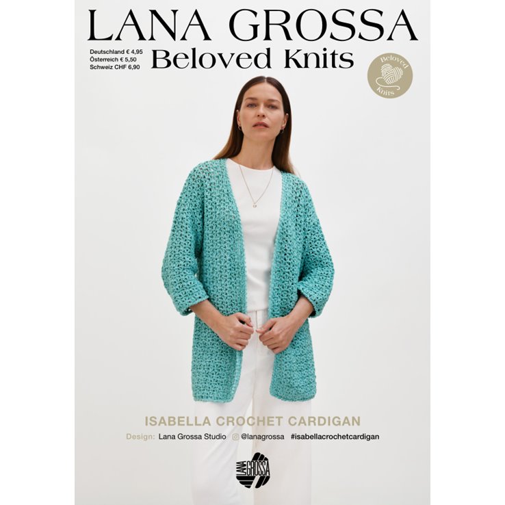 ISABELLA CROCHET CARDIGAN - Beloved Knits No. 3 - von Lana Grossa