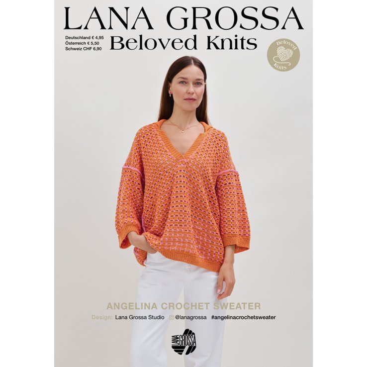 ANGELINA CROCHET SWEATER - Beloved Knits No. 3 - von Lana Grossa
