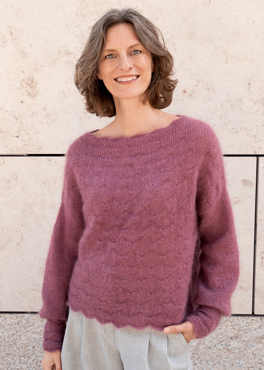 DREAMCLOUD SWEATER Silkhair von Lana Grossa