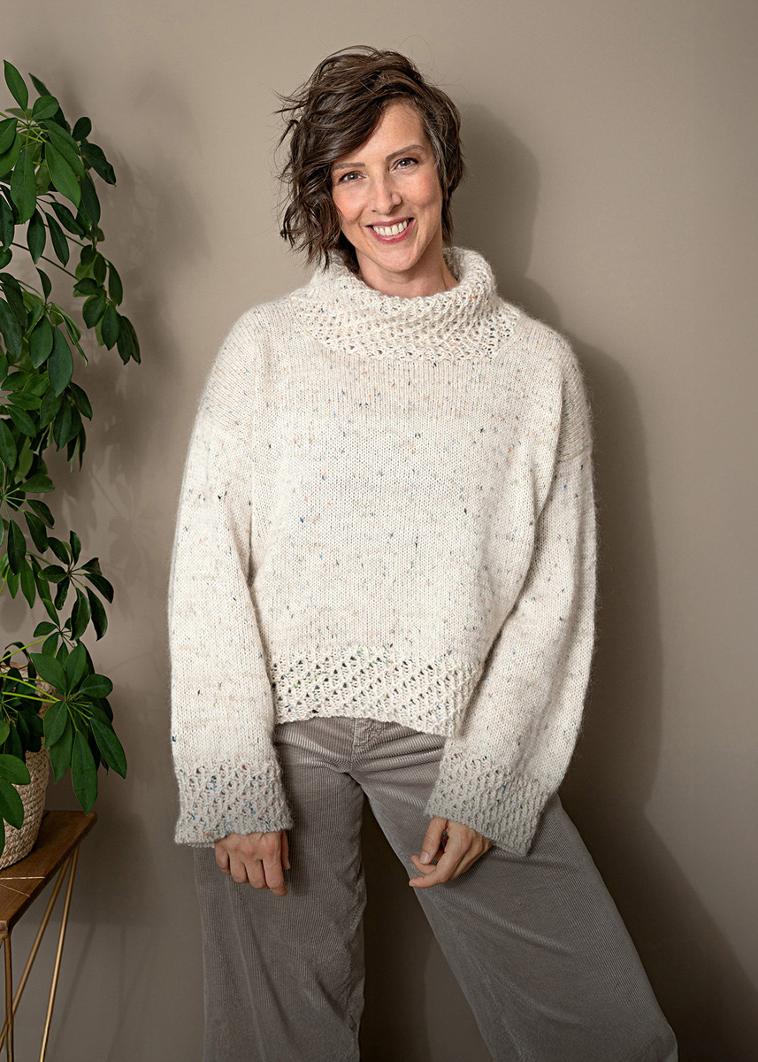 MIDNIGHT DRIVE Merino Uno & Natural Superkid Tweed von Lana Grossa