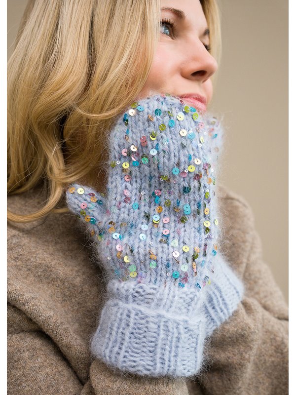 Lana Grossa COSMIC MITTENS Mohair di Gio & Cosmo