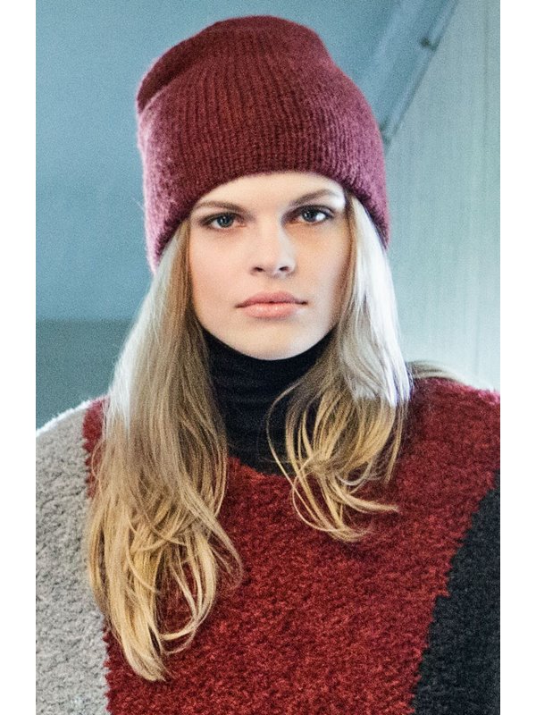 GEDOPPELTE MÜTZE Alta Moda Alpaca von Lana Grossa