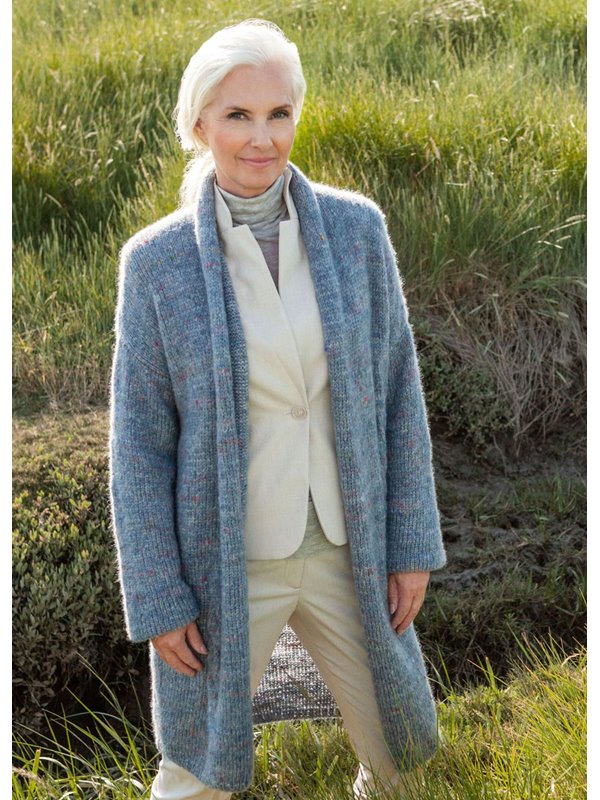 MANTEL Lala Berlin Lovely Fine Tweed von Lana Grossa