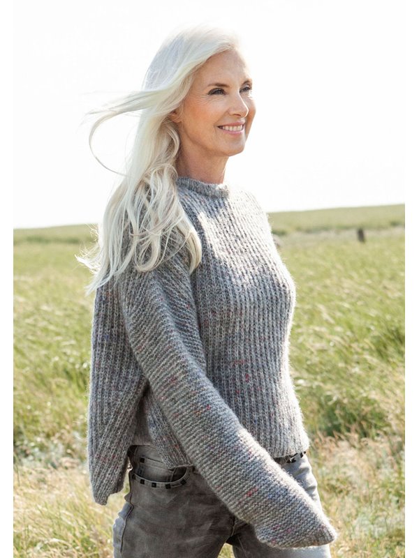 PULLOVER Lala Berlin Lovely Fine Tweed von Lana Grossa