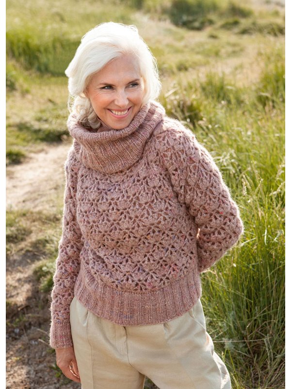 PULLOVER Lala Berlin Lovely Fine Tweed von Lana Grossa