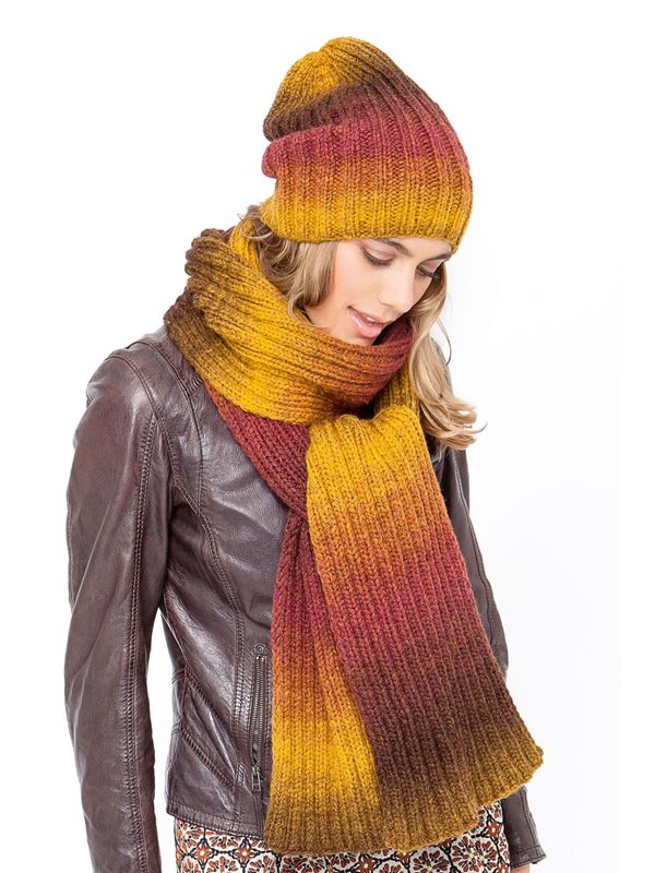 Lana Grossa SCHAL IM FARBVERLAUF Super Color