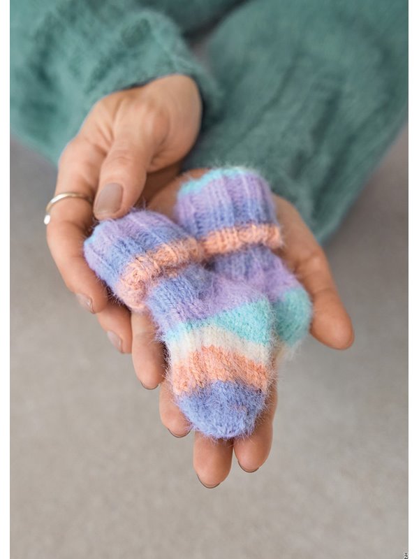 Lana Grossa BABYSOCKEN Cosy Socks Multi Stripes