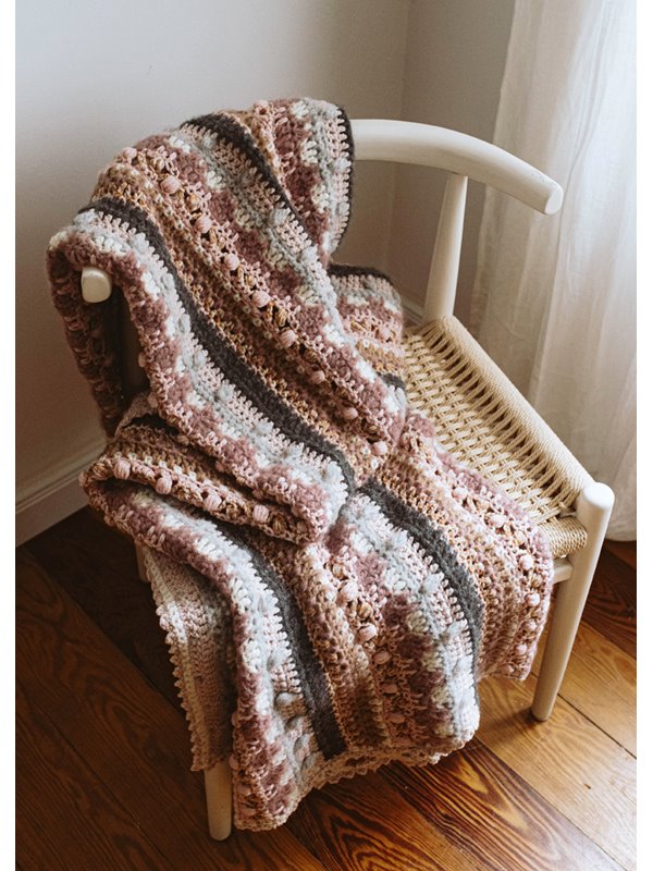 DECKE Alta Moda Alpaca, Brigitte No. 2, Cool Merino Uni/Print, Alpaca Moda von Lana Grossa