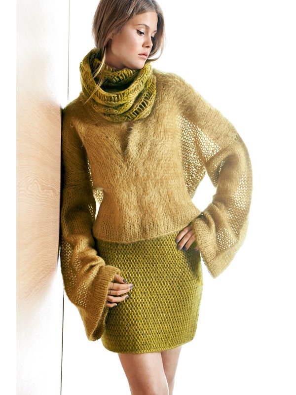 KURZER ROCK Yak Merino/Tiffany von Lana Grossa
